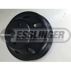 Serpentine Water Pump Pulley - Black 5"
