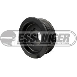 Serpentine Crank Pulley - Black 2.9"
