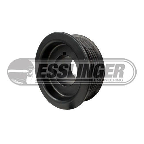 Serpentine Crank Pulley - Black 2.9"