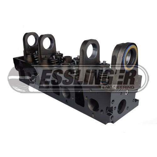 CNC Ported Iron Closed Chamber D-port Head