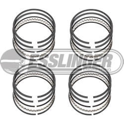 3.800" Bore 1.2,1.5, 3mm Nitrided File-fit Ring Set