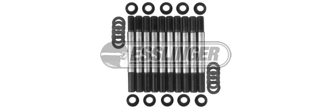 Head studs, oil pan gasket and rear main seal for the Ford SOHC